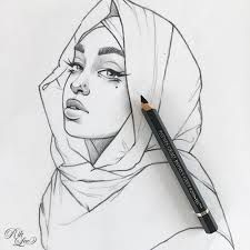 hijab drawing tumblr