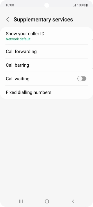 turning off caller id samsung