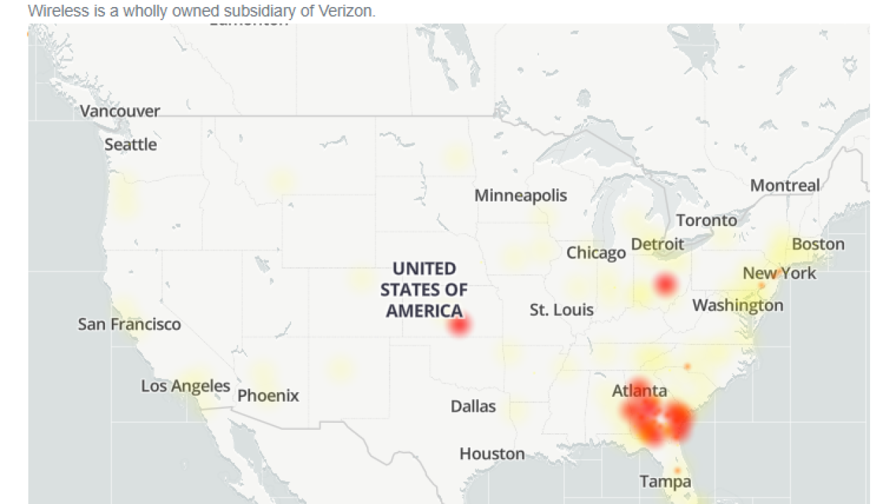 verizon outage in georgia