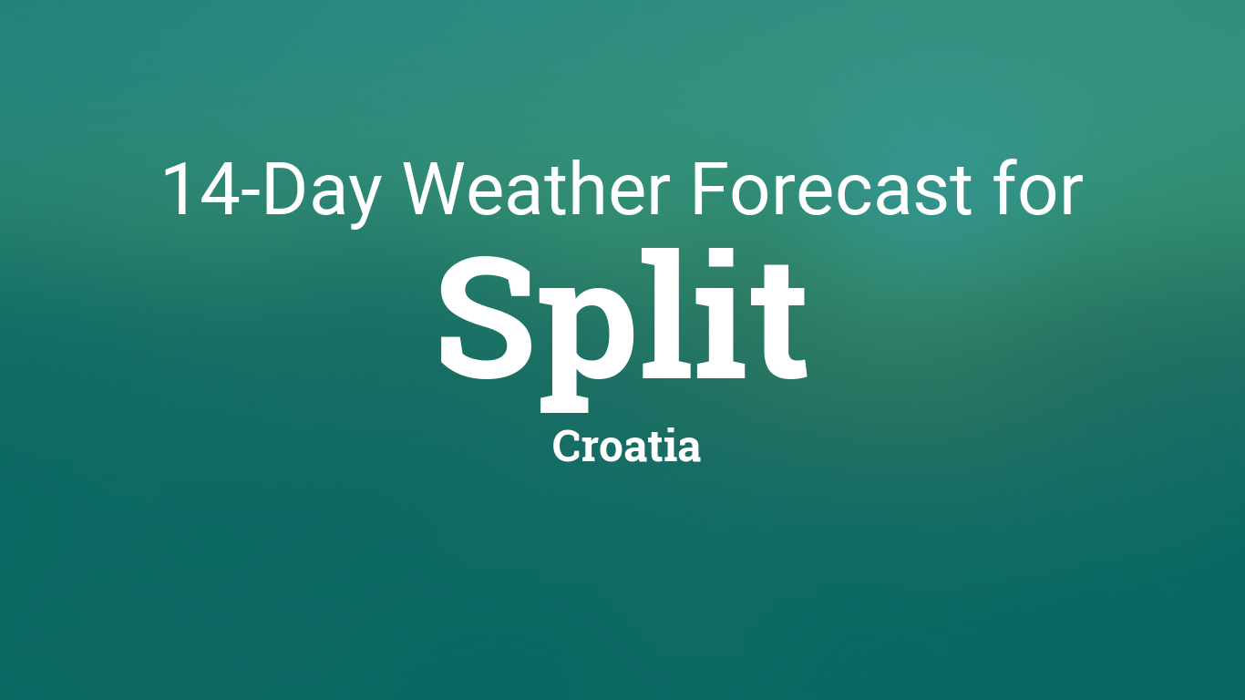 weather split 14 days