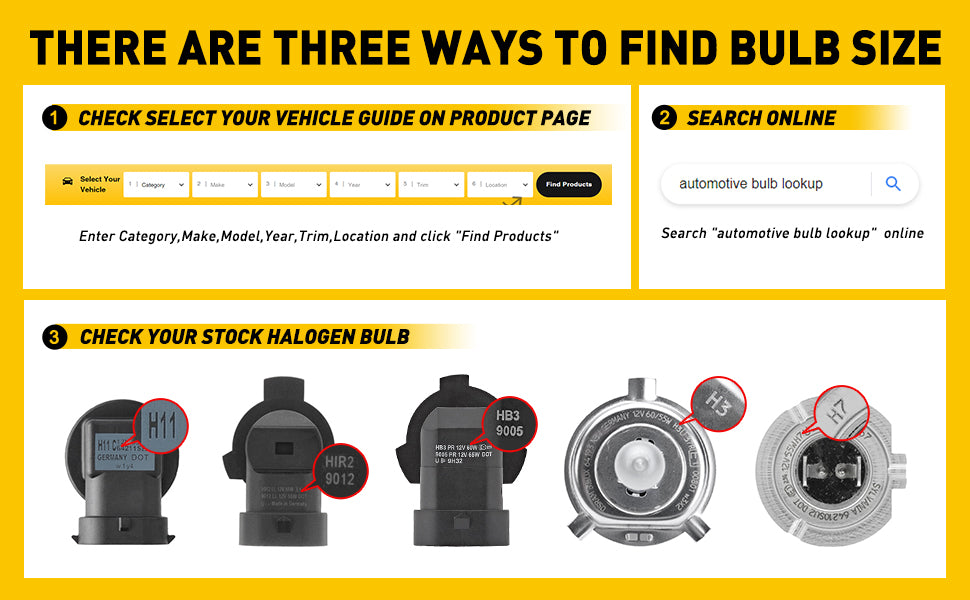 automotive bulb finder