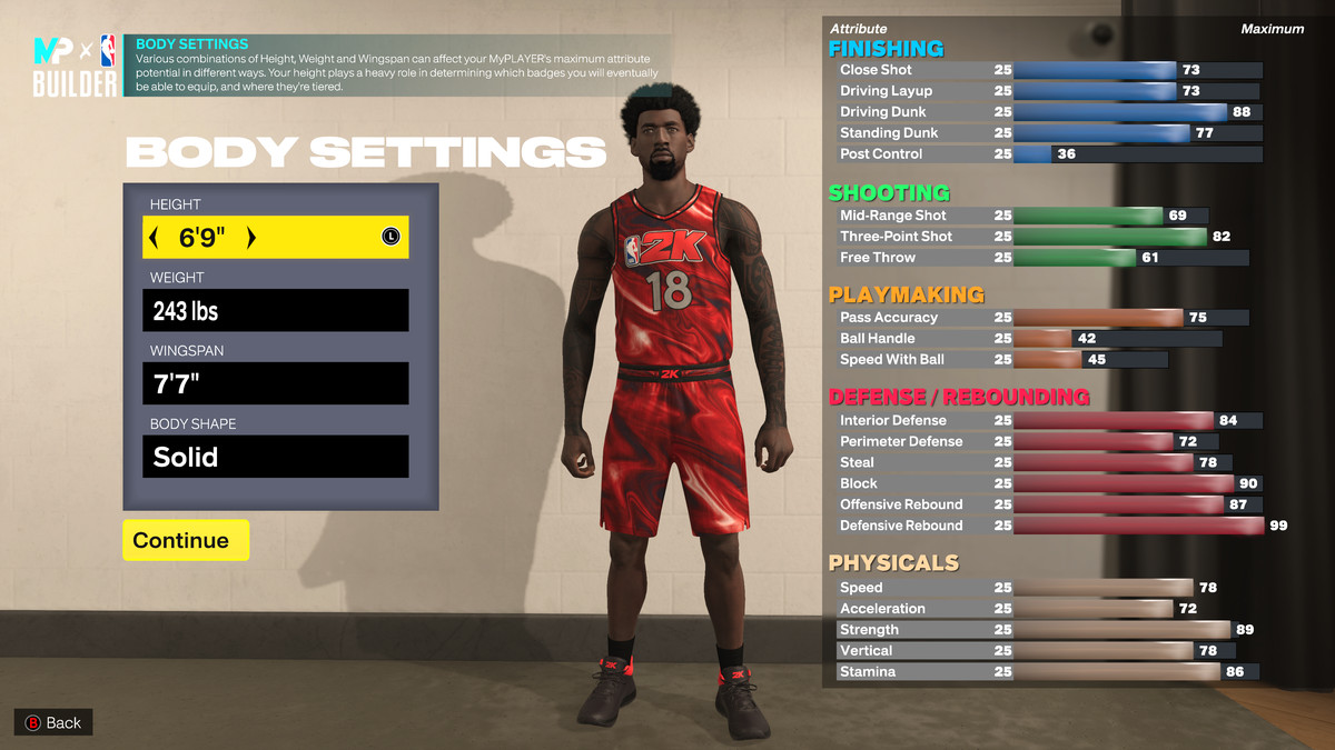 best power forward build 2k23