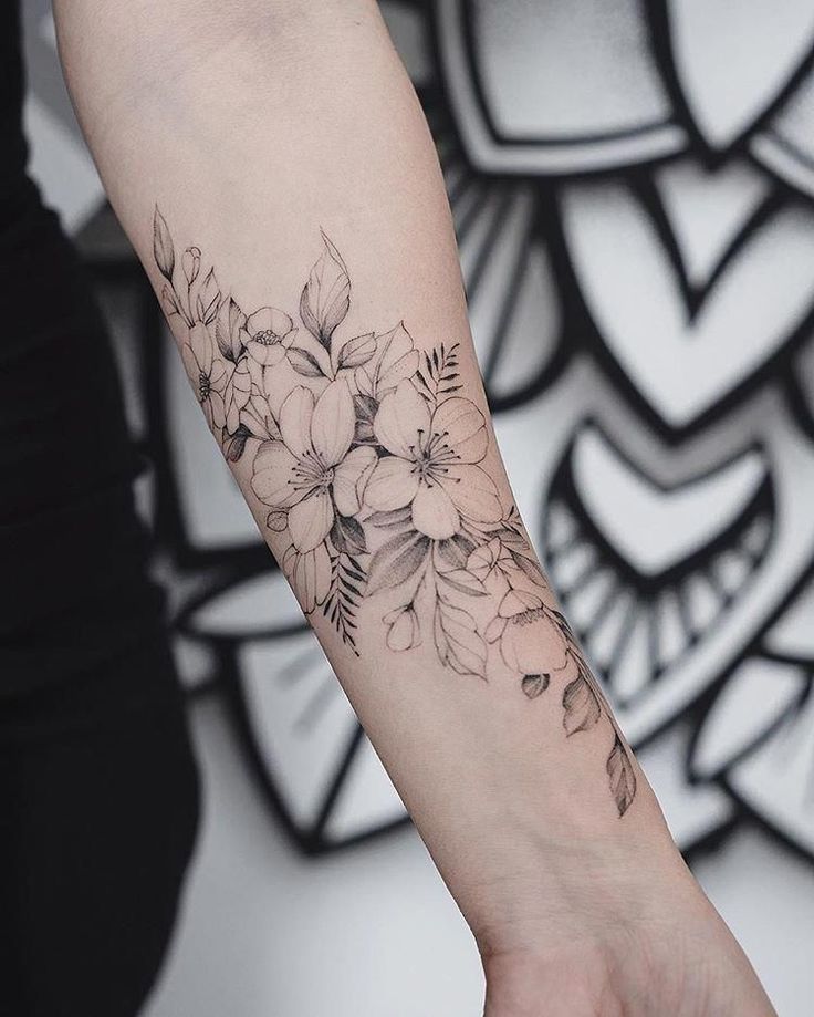 flower tattoos for females