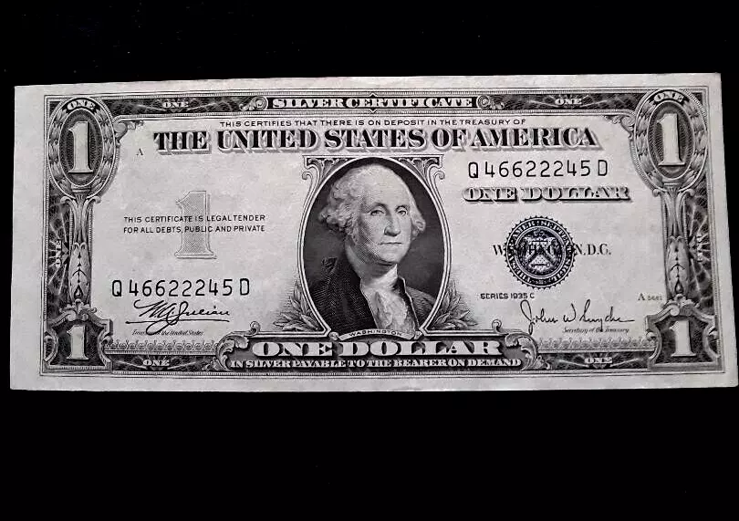 series 1935 c dollar bill value