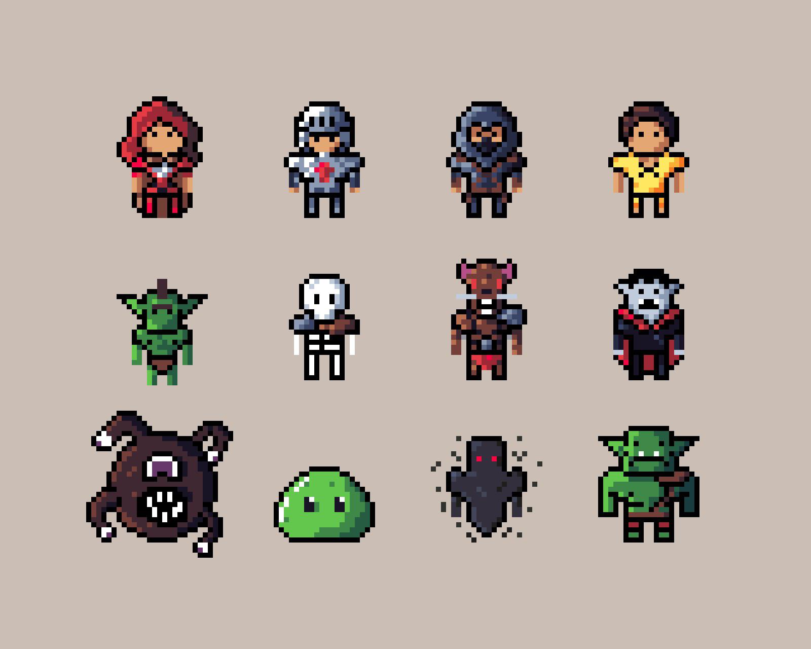 pixelart character