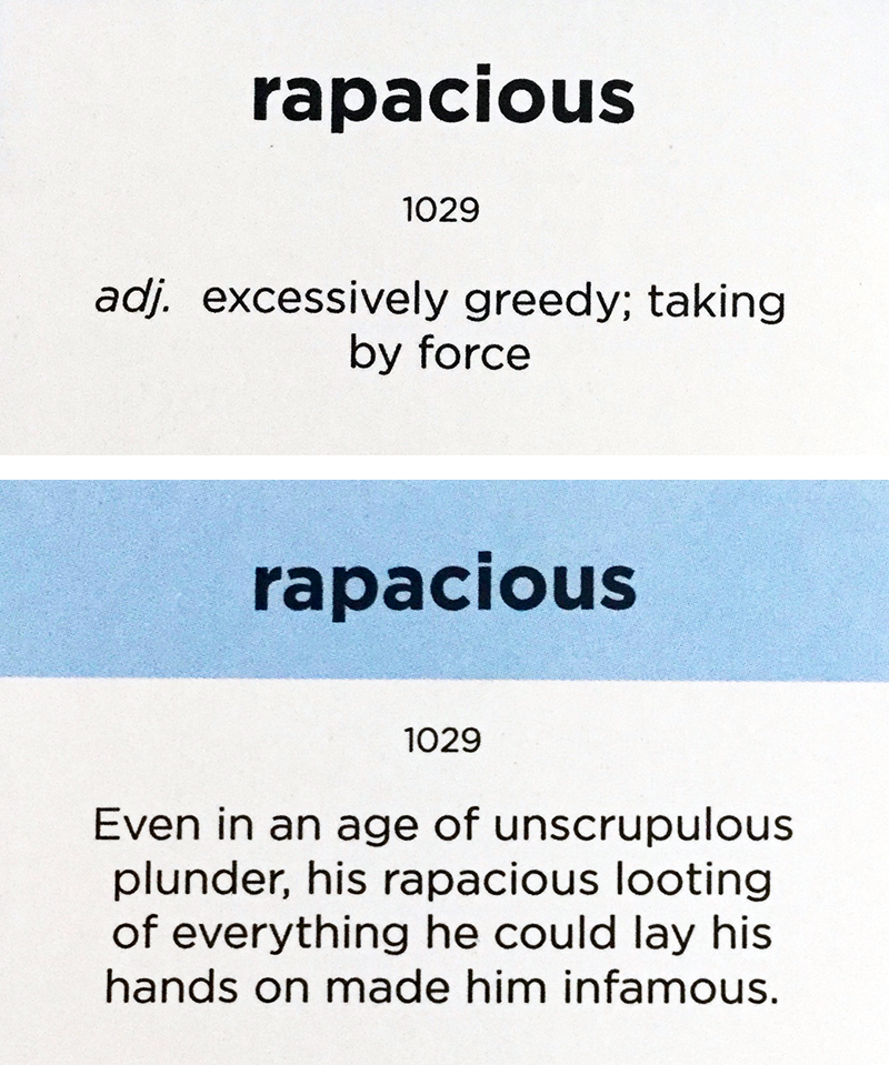 rapacious meaning