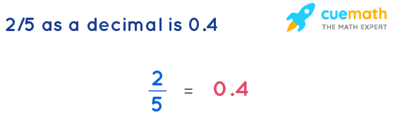 what is 2/5 in a decimal