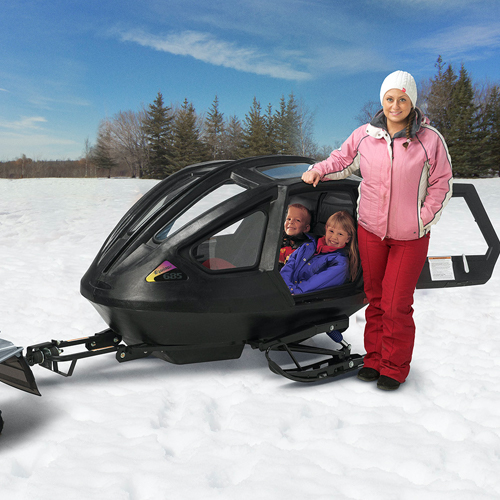 enclosed snowmobile sleigh