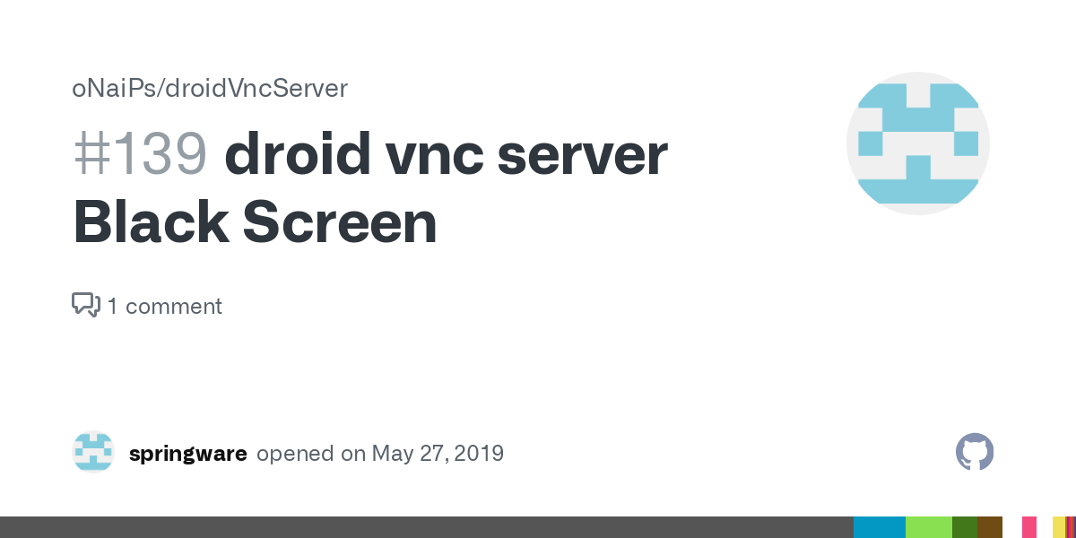 droid vnc server could not start server