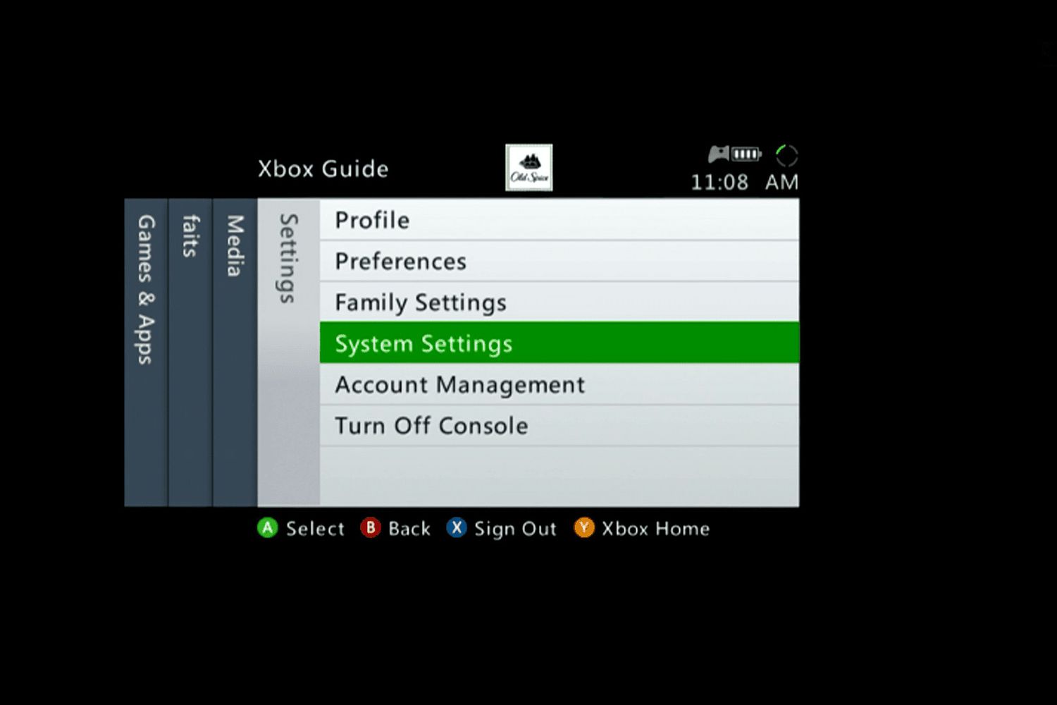 xbox 360 restore factory settings