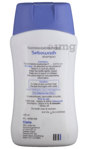 sebowash shampoo ingredients