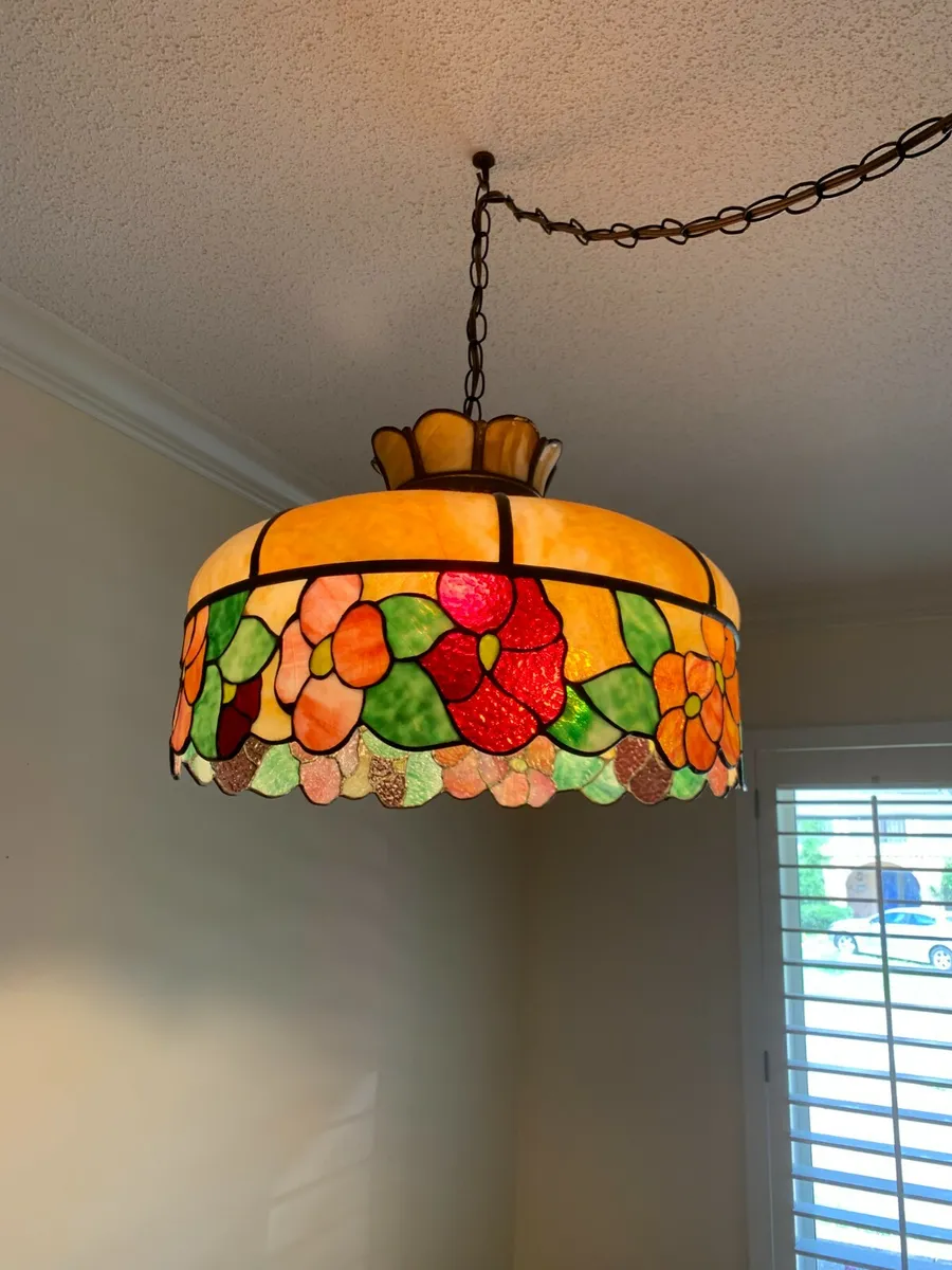 stained glass light shade