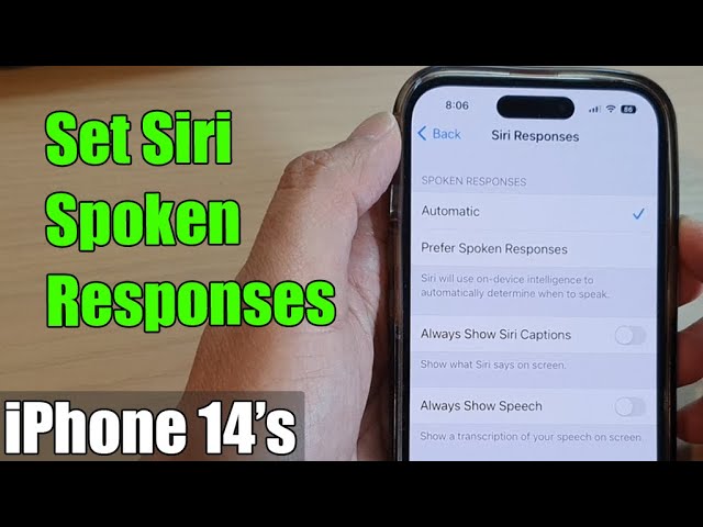 how to make siri say yes master