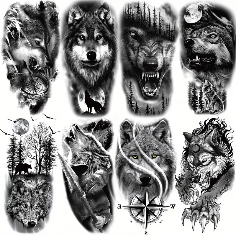 lobo tatto diseño