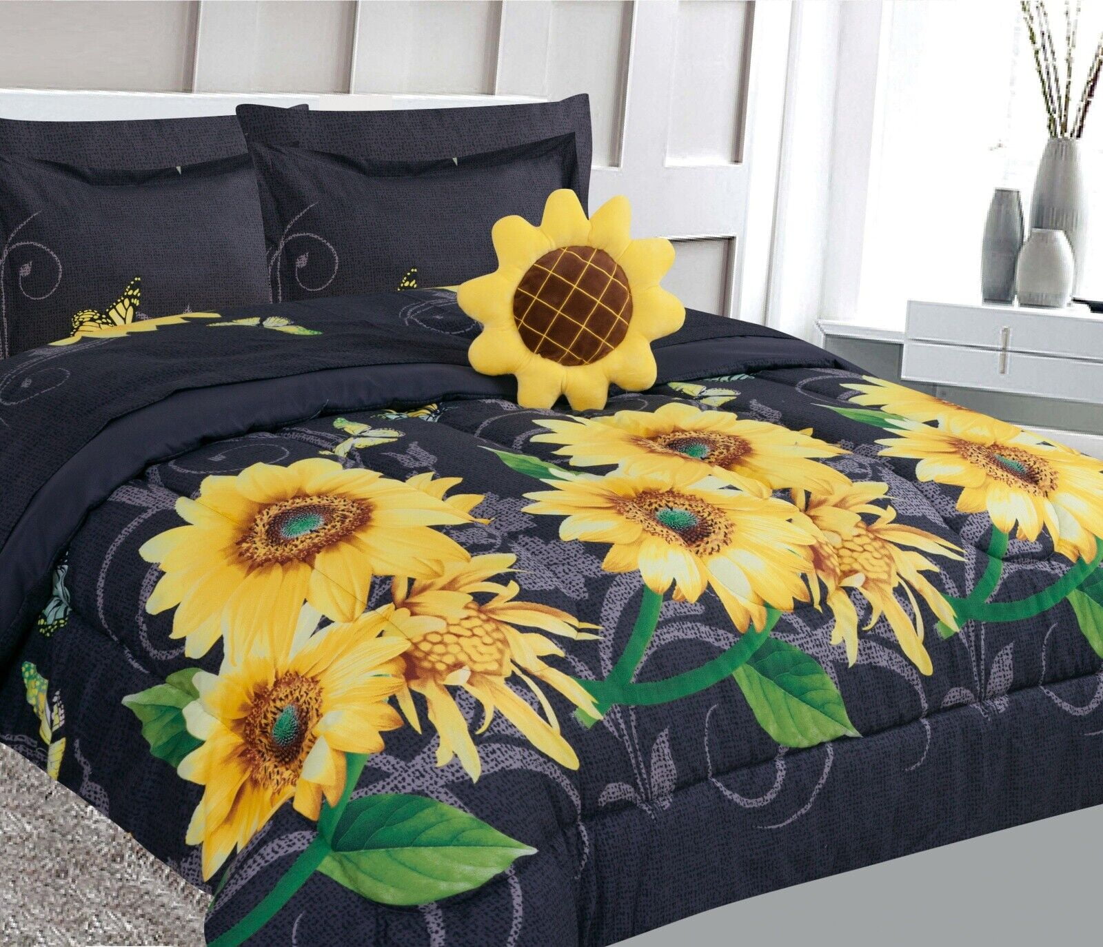 sunflower sheet set