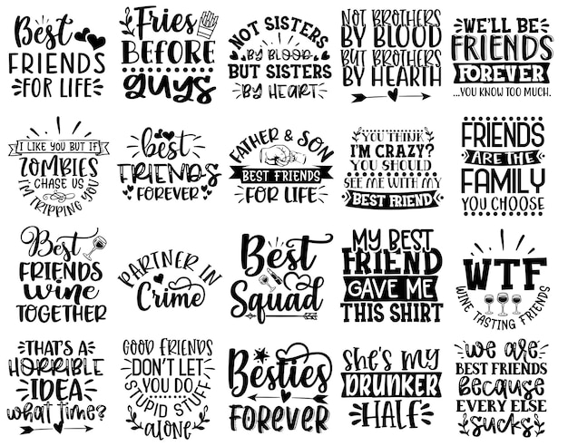 unique friendship quotes calligraphy