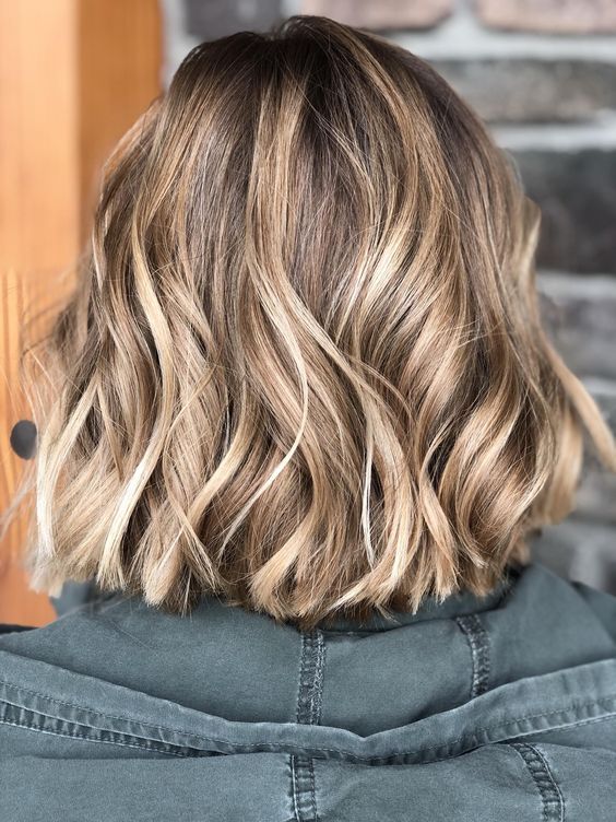 short blonde brown hairstyles