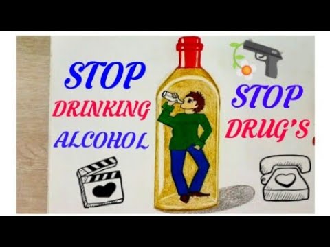 poster making about alcohol