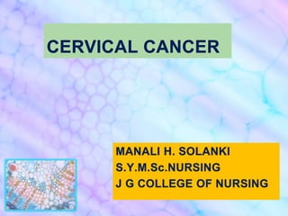 ca cervix ppt