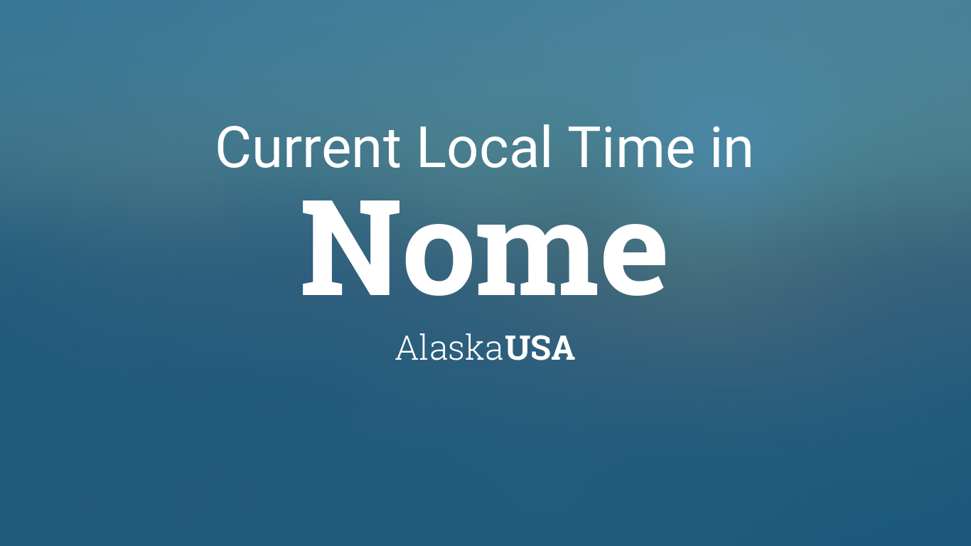 current time in alaska usa