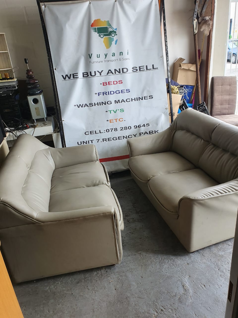 second hand 2 seater couch