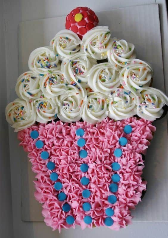 cupcake birthday cake ideas