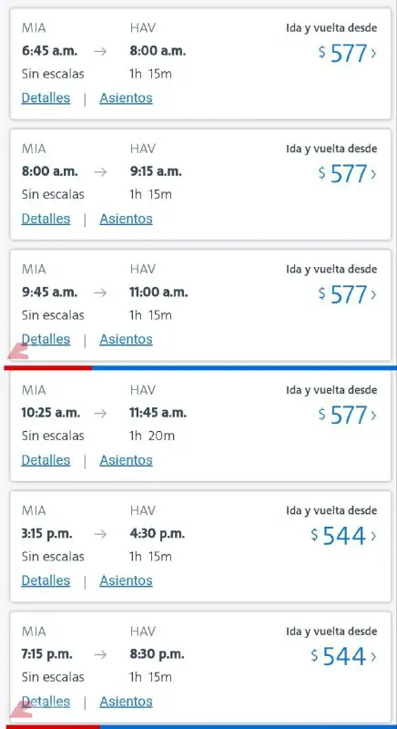 precio vuelo la habana santiago de cuba