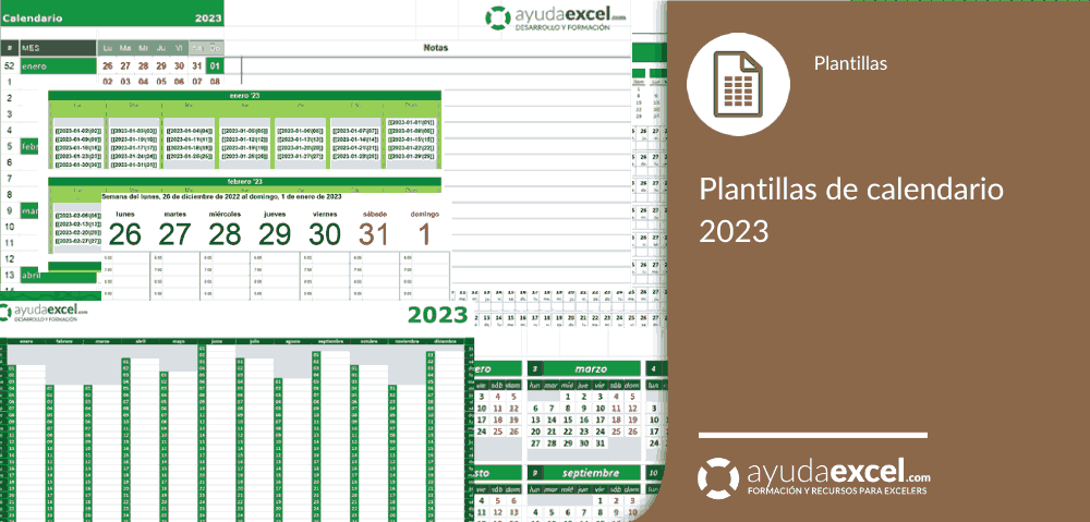 calendario editable 2023 excel