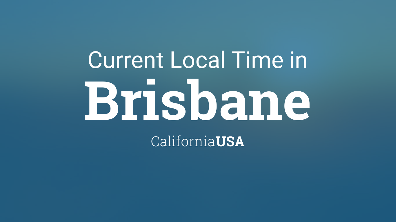 california time to brisbane time