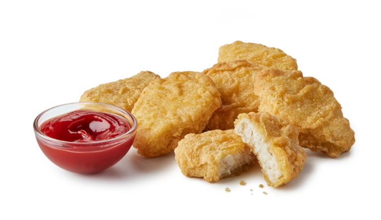 calories in 6 chicken mcnuggets