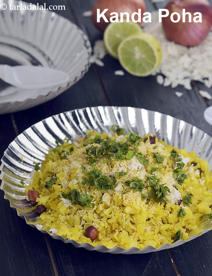 calories in one plate poha