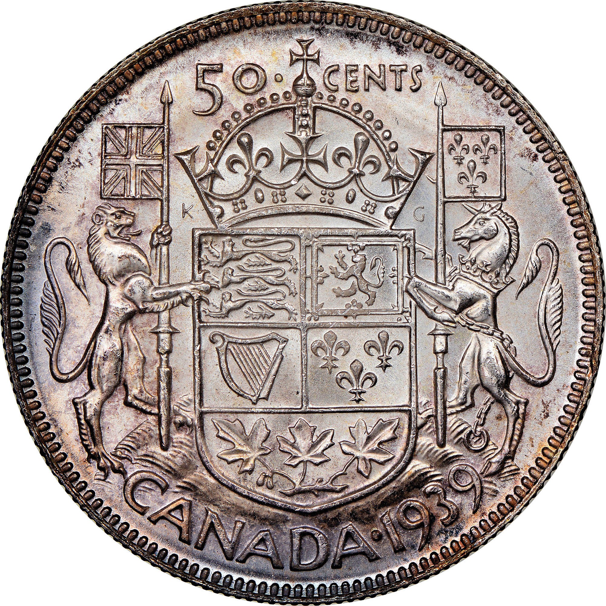 canadian 50 cent coin value