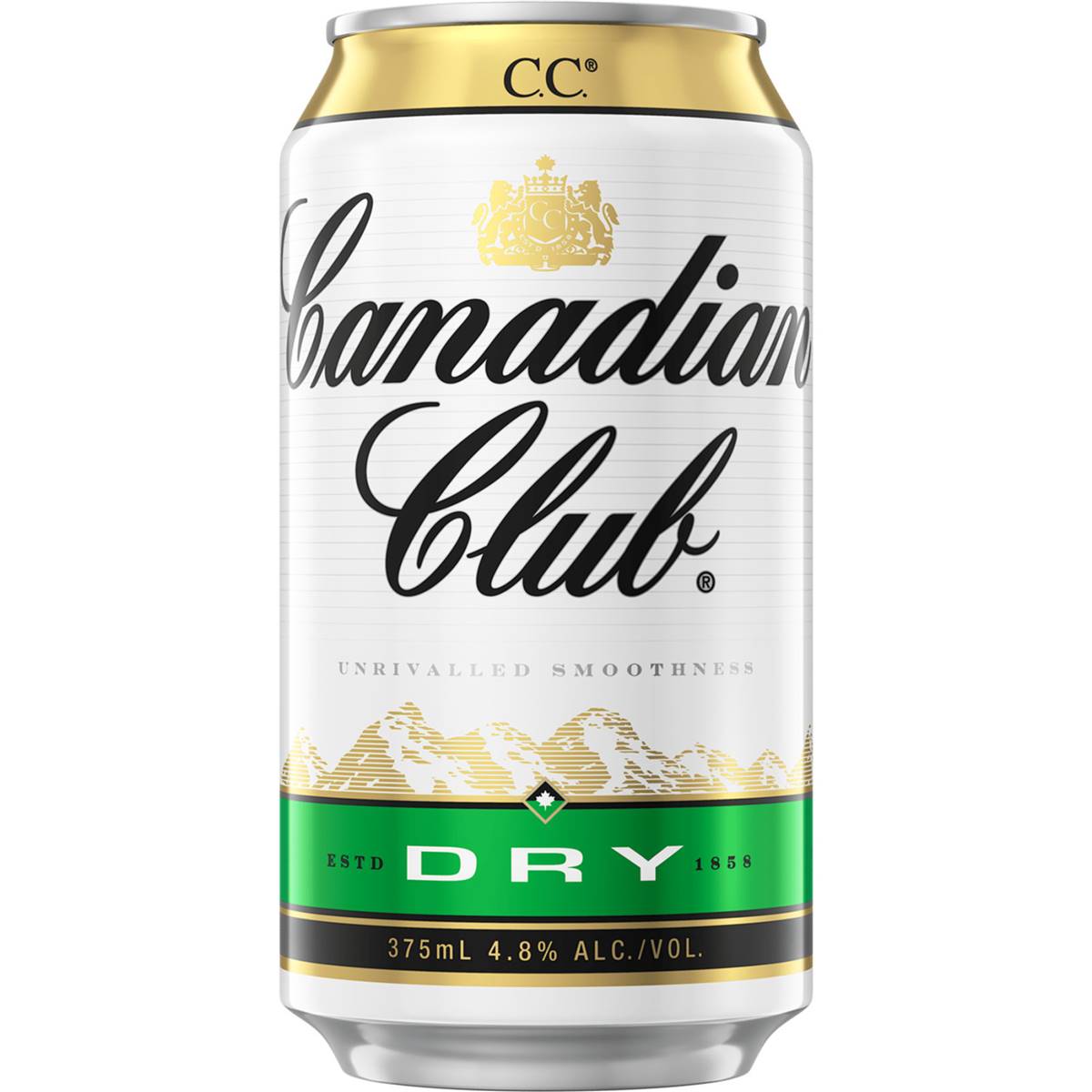 canadian club and dry calories