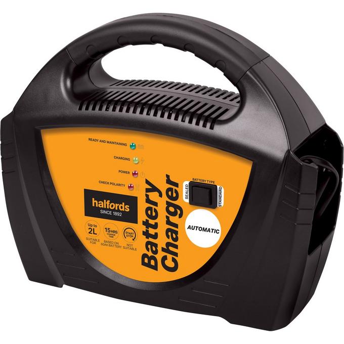 car battery charger halfords