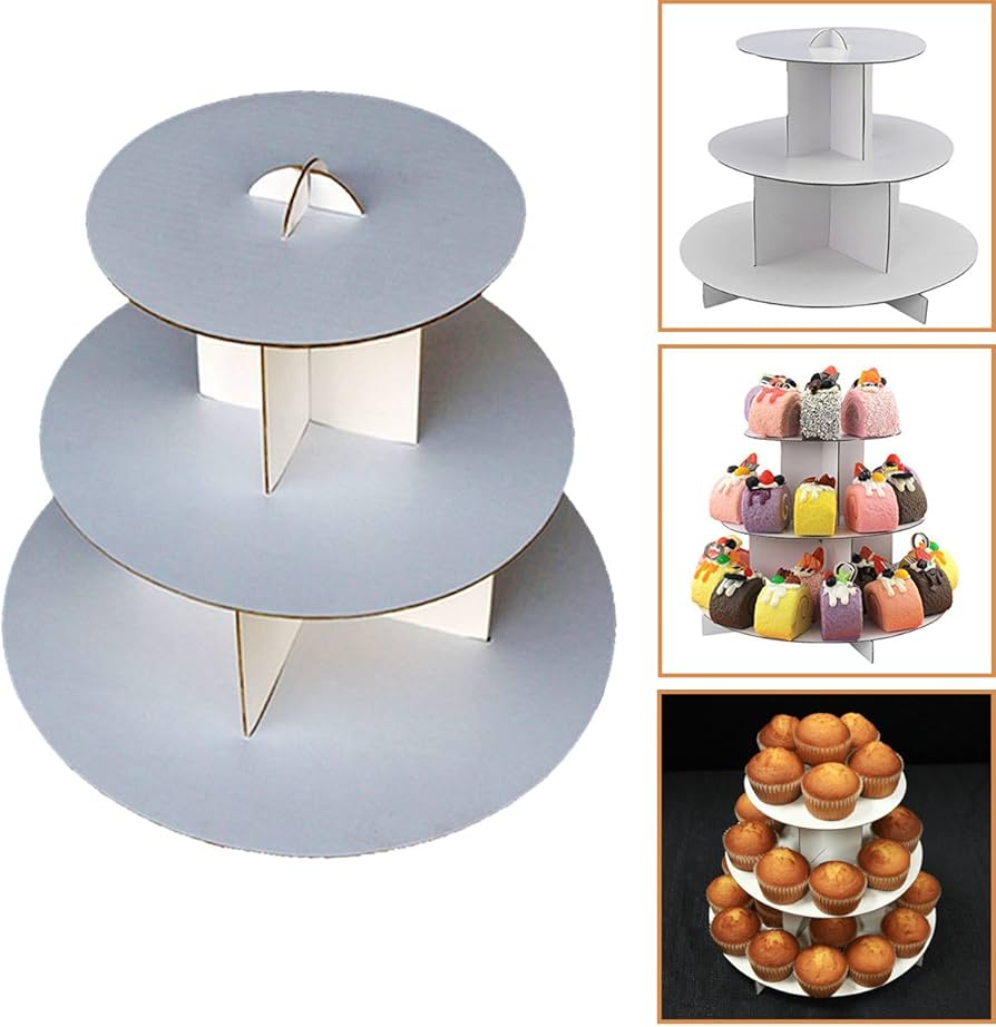 cardboard cupcake stands