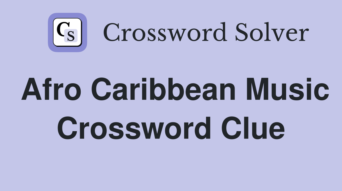 caribbean dance crossword clue