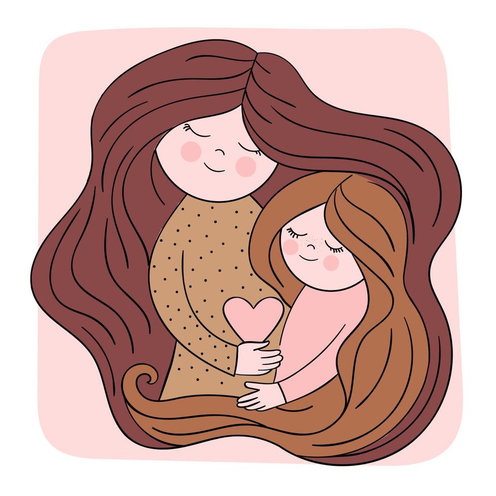 ilustracion madre e hija