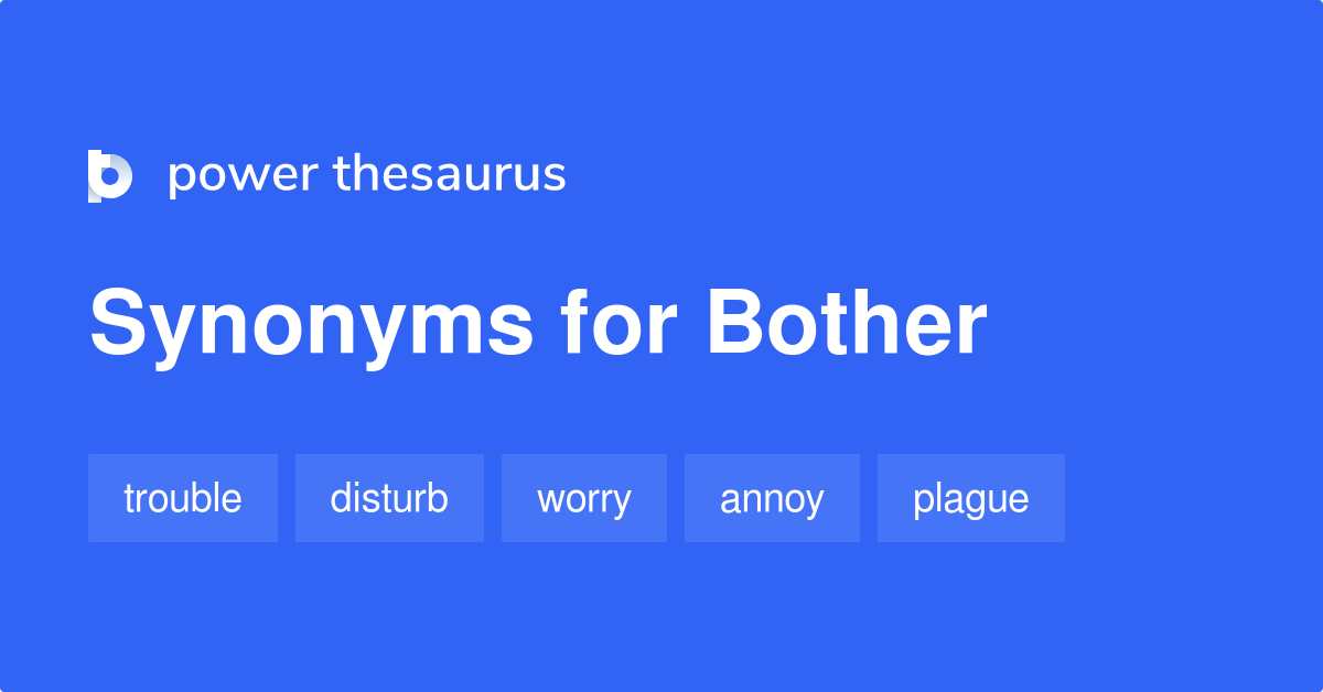 bother thesaurus