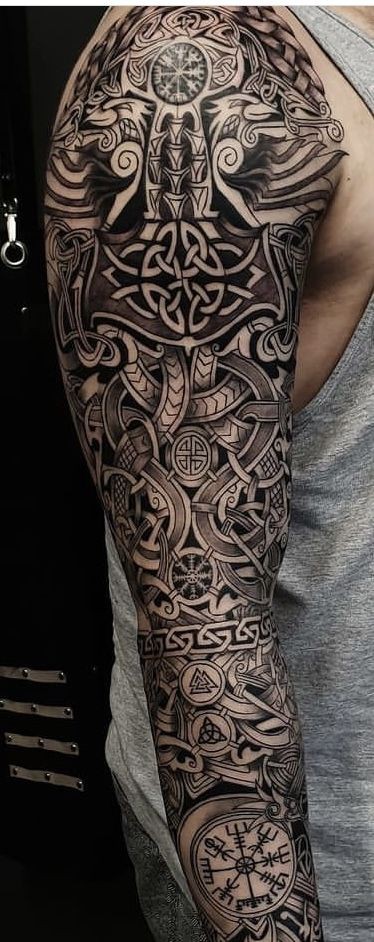 norse tattoo sleeve