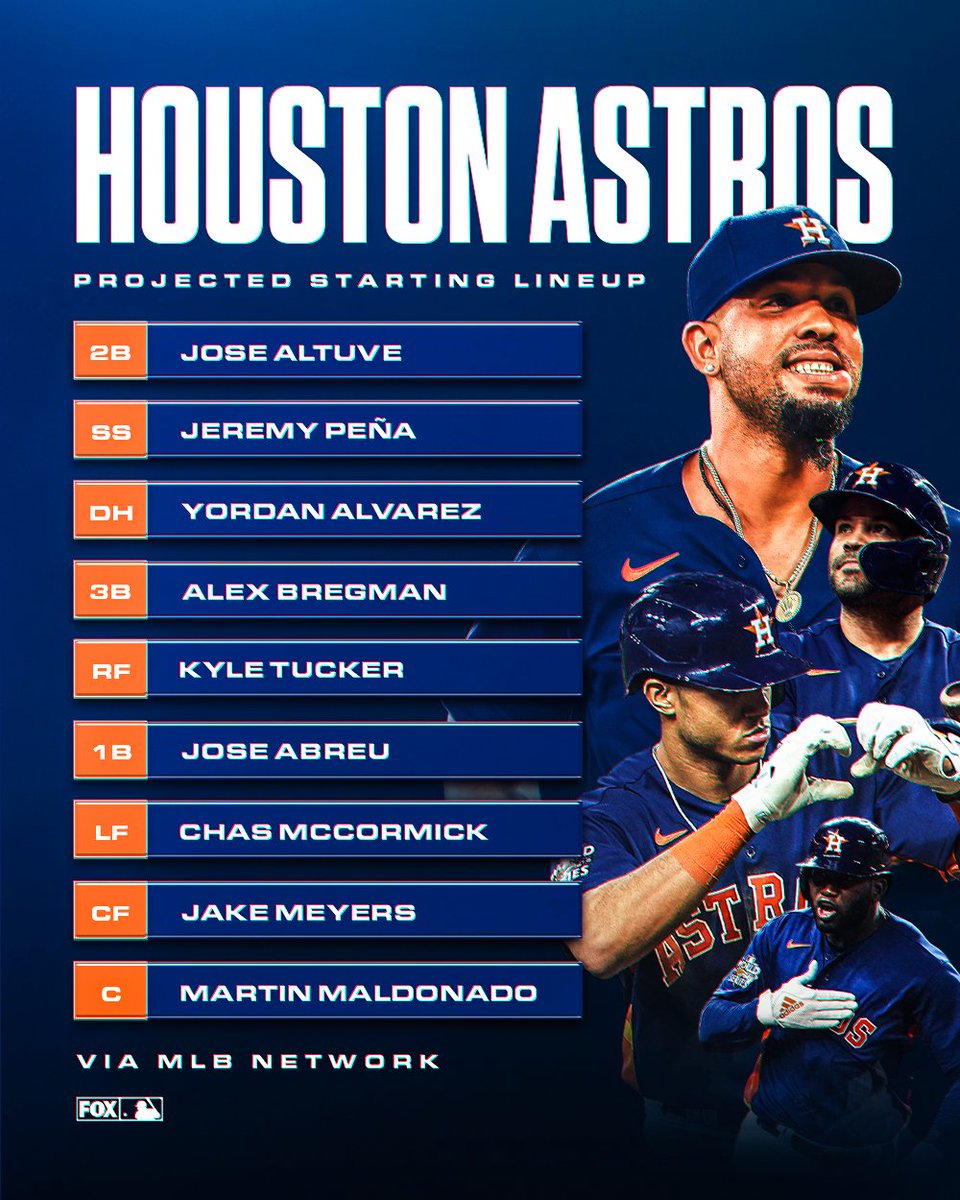 houston astros lineup