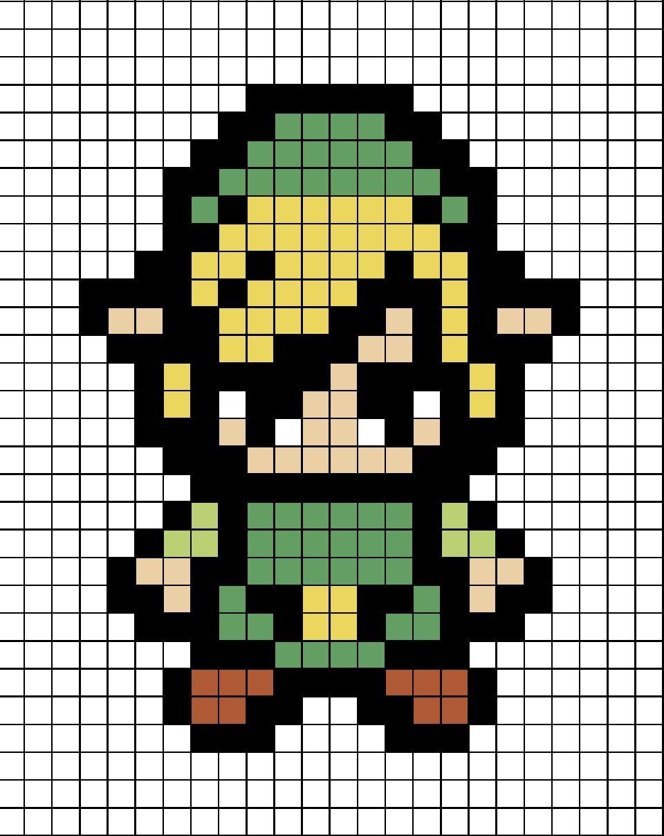 zelda link pixel art