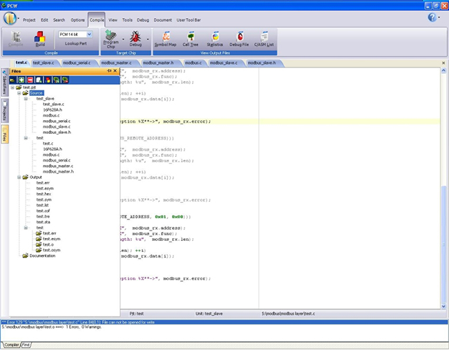 ccs c compiler example programs