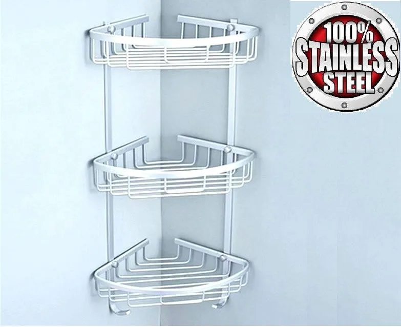 free standing shower caddy rust proof
