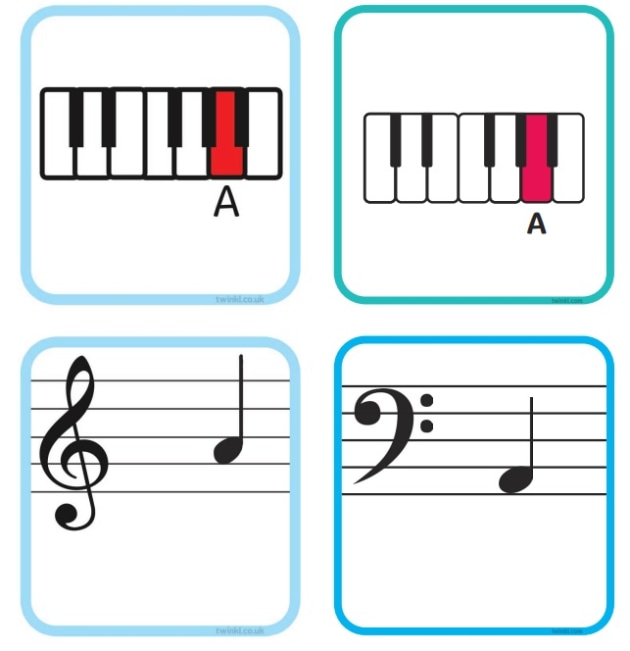 musical pitch indicator 4 letters