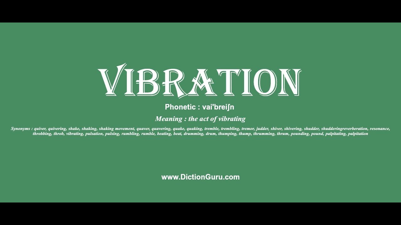 vibration synonym