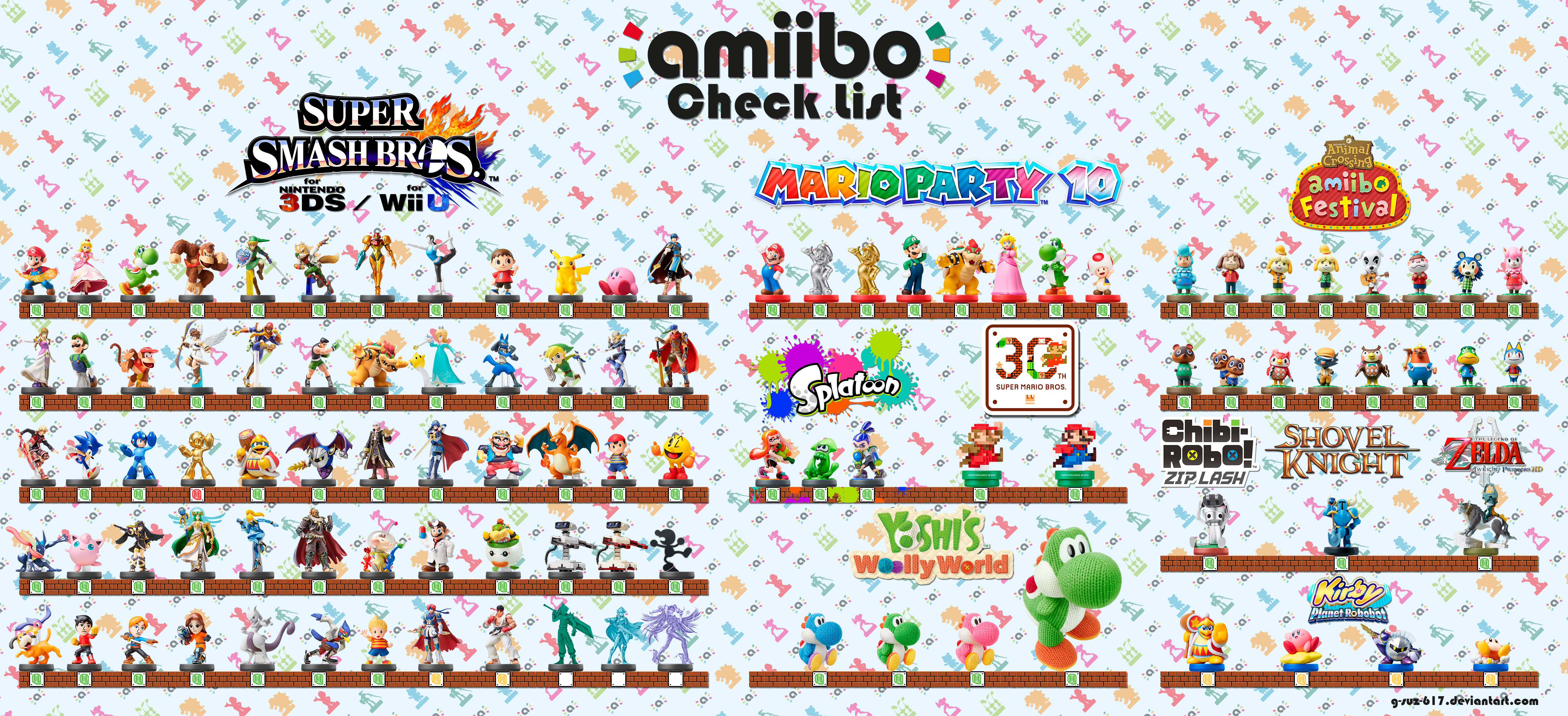 list of all amiibos