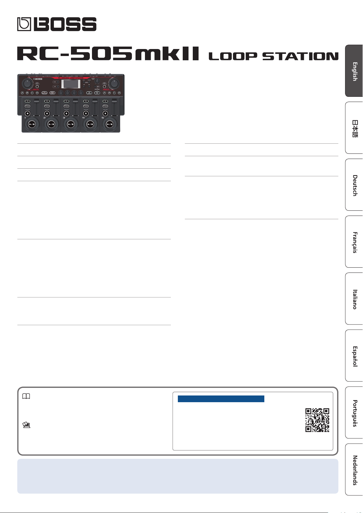 rc 505 manual