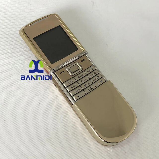 nokia slide phone gold