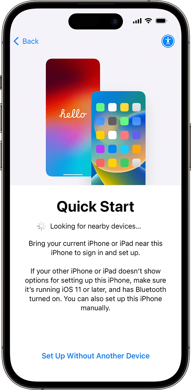 apple quick start