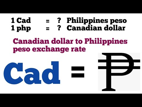 convert cad to philippine pesos